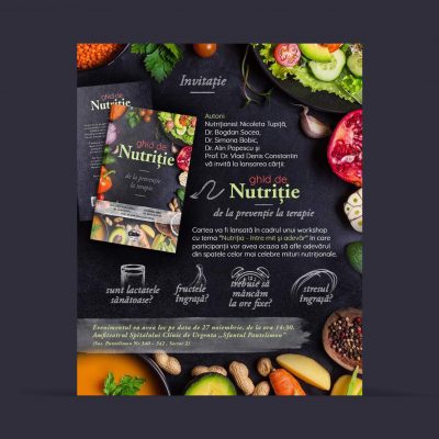 Lansare carte “Ghid de Nutriție – de la prevenție la terapie”
